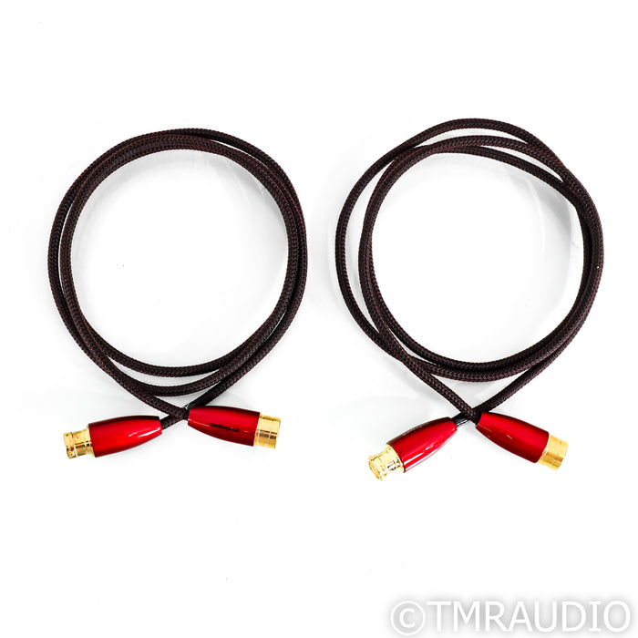 AudioQuest Red River XLR Cables; 1.5m Pair Balanced Interconnects