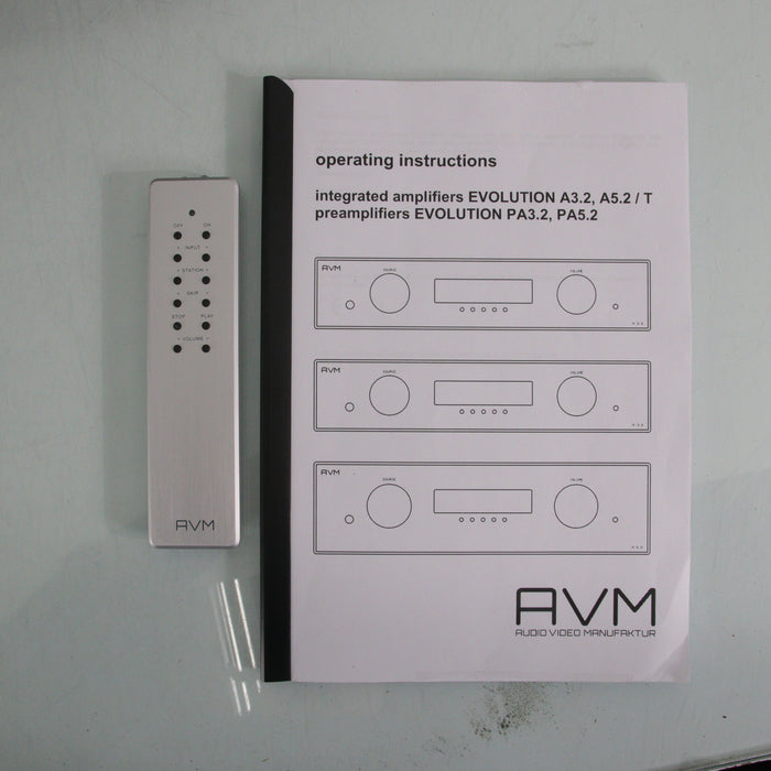 AVM EVOLUTION A5.2 Stereo Hybrid Integrated Amplifier; MM Phono