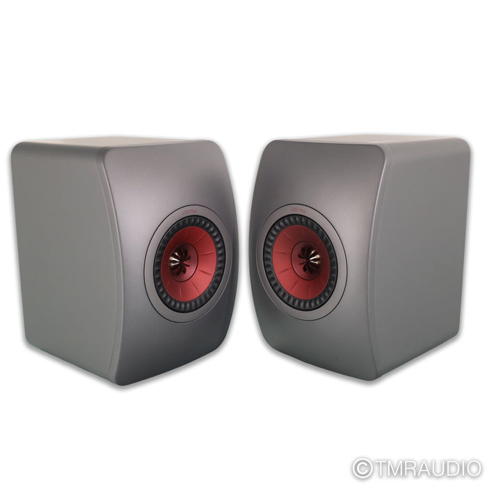 KEF LS50 Meta Bookshelf Speakers; Grey Pair