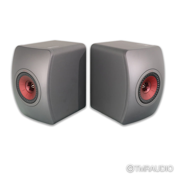 KEF LS50 Meta Bookshelf Speakers; Grey Pair