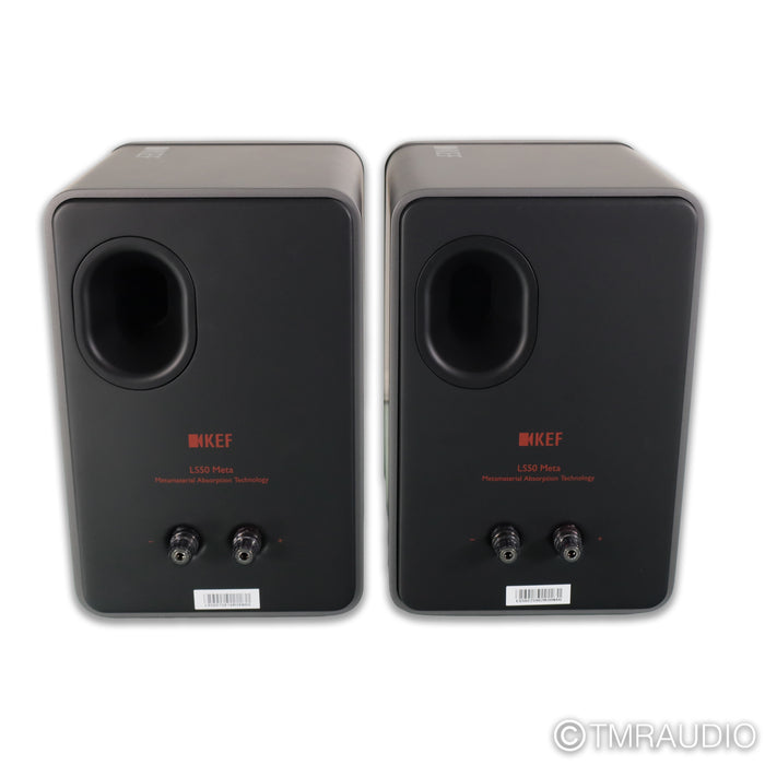 KEF LS50 Meta Bookshelf Speakers; Grey Pair