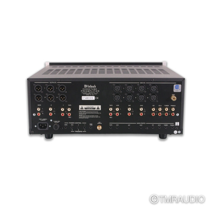 McIntosh C2200FG Stereo Tube Preamplifier; Frank Gow Commemorative Edition