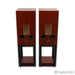 Wharfedale Linton 85th Anniversary Bookshelf Speakers; Mahogany Pair w/ Stands
