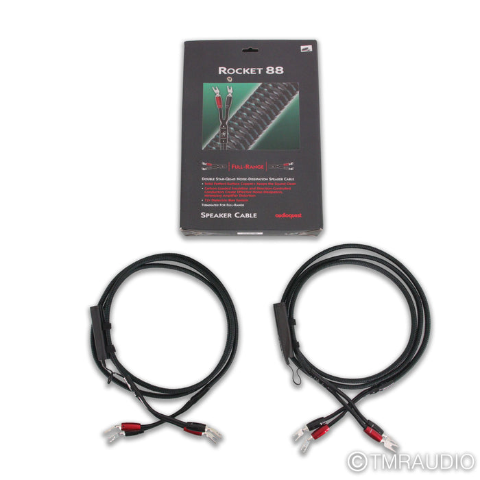 AudioQuest Rocket 88 Speaker Cables; 8ft Pair
