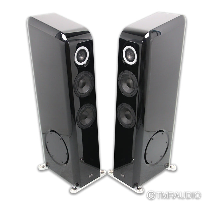 TAD Evolution One E1TX Floorstanding Speakers; Piano Black Pair