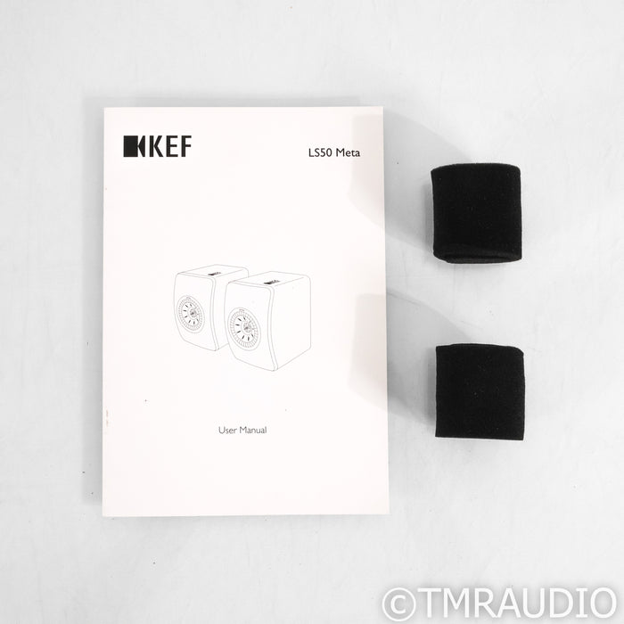 KEF LS50 Meta Bookshelf Speakers; Carbon Black Pair