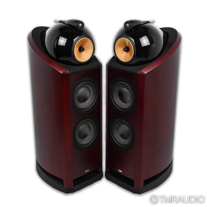 Bowers & Wilkins Nautilus 802 Floorstanding Speakers; Red Cherry Pair