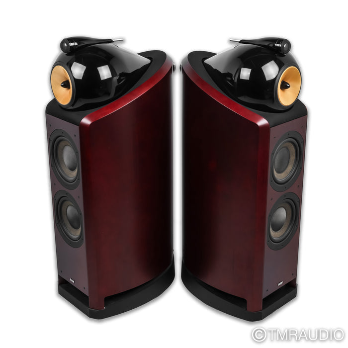Bowers & Wilkins Nautilus 802 Floorstanding Speakers; Red Cherry Pair