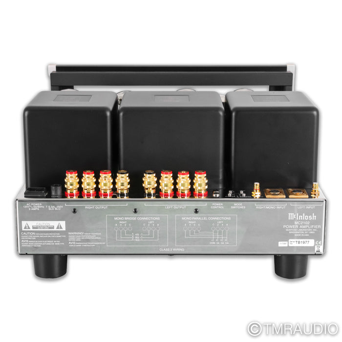 McIntosh MC2102 Mono/Stereo Tube Power Amplifier