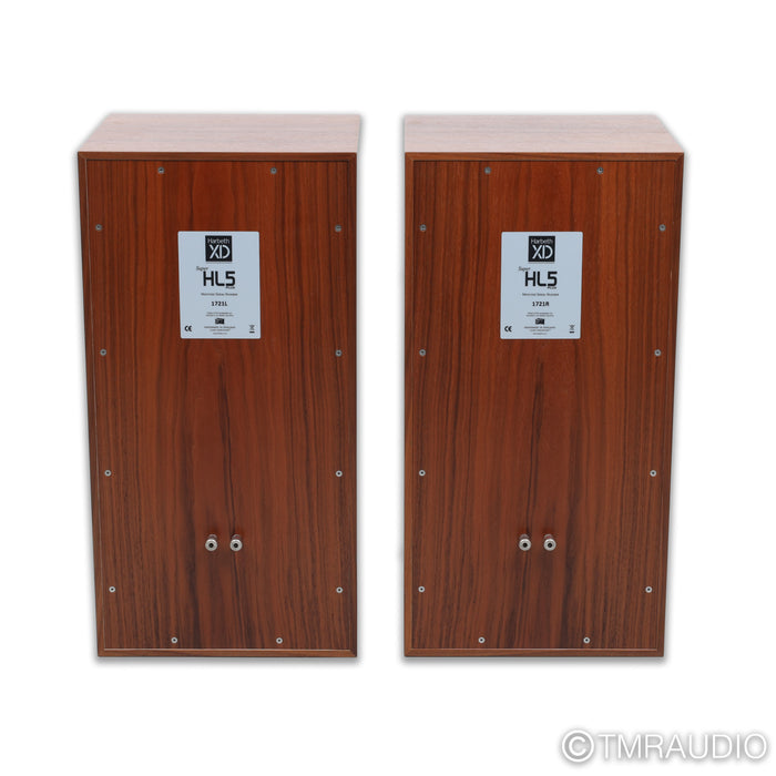 Harbeth Super HL5+ XD Bookshelf Speakers; Walnut Pair