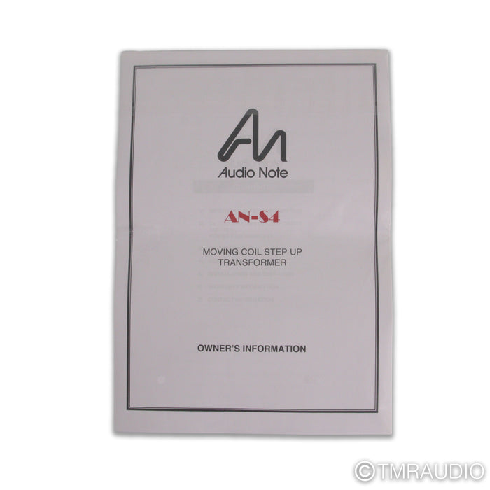 Audio Note AN-S4/M MC StepUp Transformer