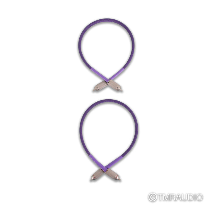 Audio Note Purple Pallas RCA Cables; 0.5m Pair Interconnects