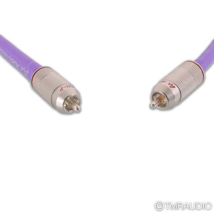 Audio Note Purple Pallas RCA Cables; 0.5m Pair Interconnects