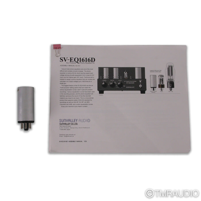 Sunvalley Audio SV-EQ1616D Tube MM / MC Phono Preamplifier
