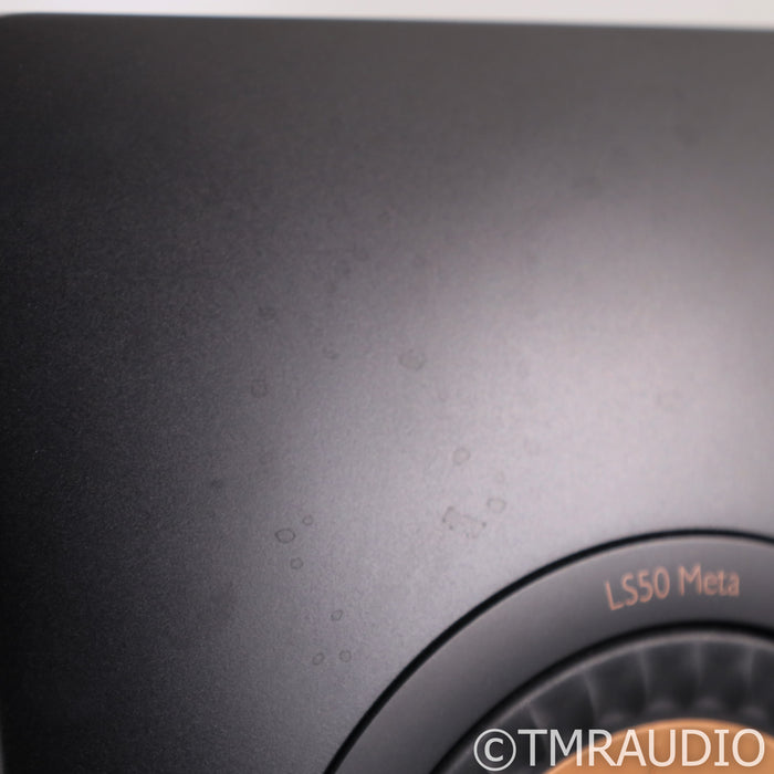 KEF LS50 Meta Bookshelf Speakers; Carbon Black Pair