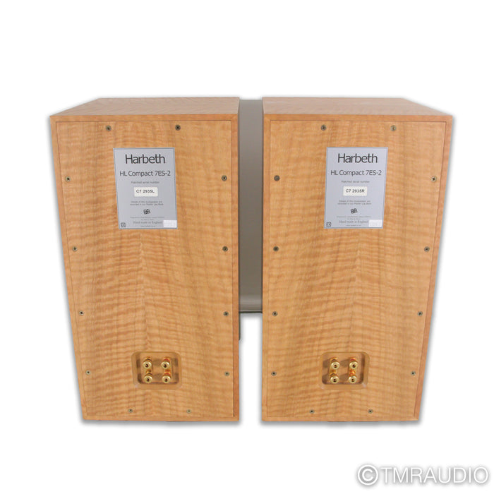 Harbeth HL Compact 7ES-2 Bookshelf Speakers; Tamo Ash Pair