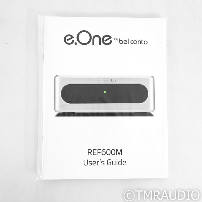 Bel Canto e.One REF600M Monoblock Power Amplifiers; Pair
