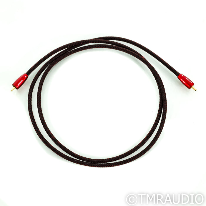AudioQuest Cinnamon RCA Digital Coaxial RCA Cable; 1.5m Digital Interconnect