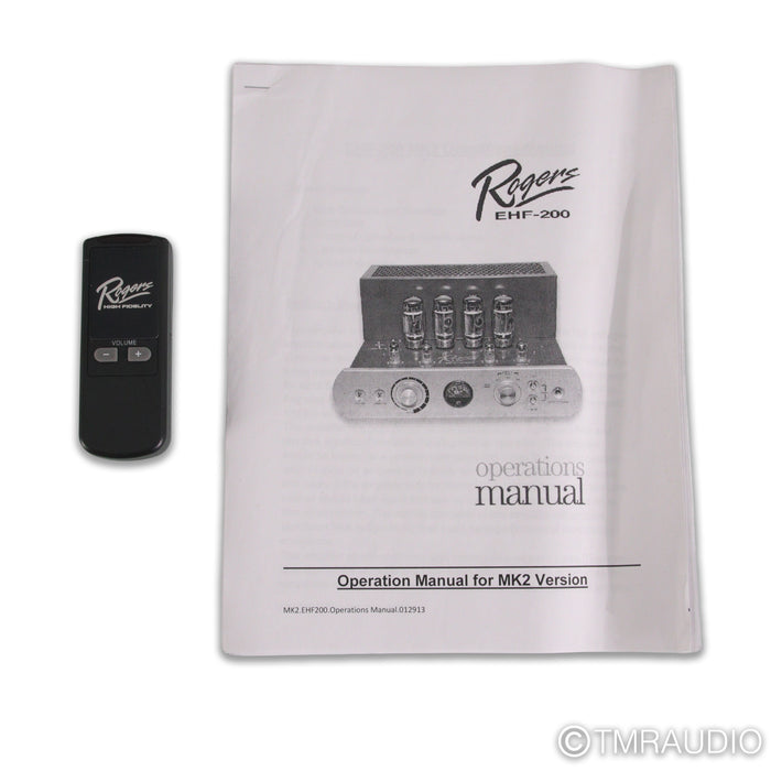 Rogers High Fidelity EHF-200 MK2 Stereo Tube Integrated Amplifier