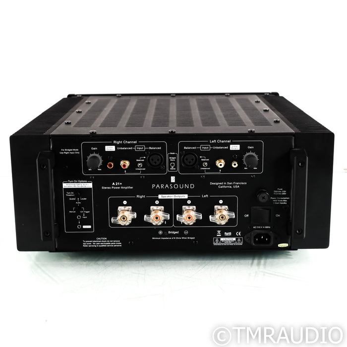 Parasound Halo A21+ Stereo Power Amplifier; A 21+