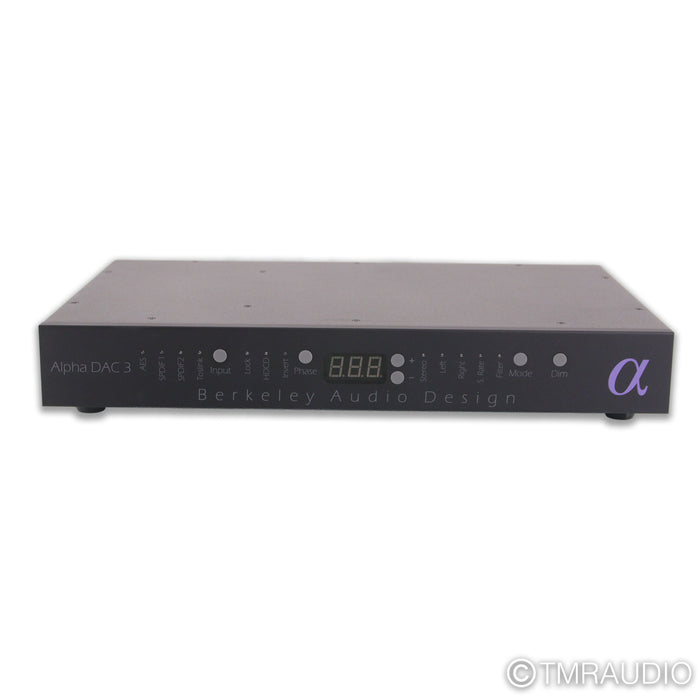 Berkeley Audio Design Alpha DAC Series 3; D/A Converter