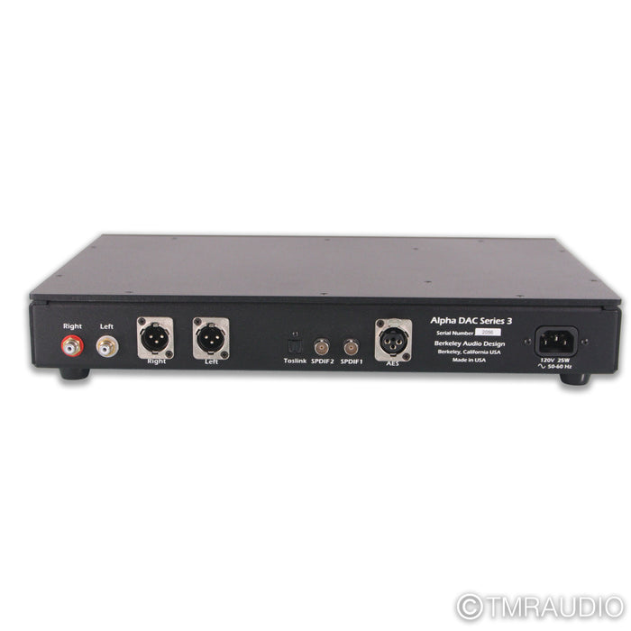 Berkeley Audio Design Alpha DAC Series 3; D/A Converter