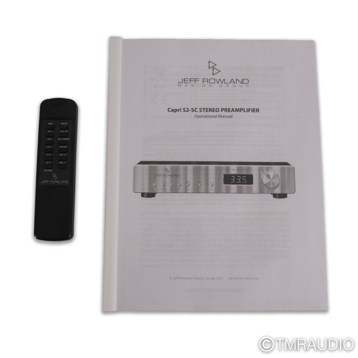 Jeff Rowland Design Capri S2-SC Stereo Preamplifier