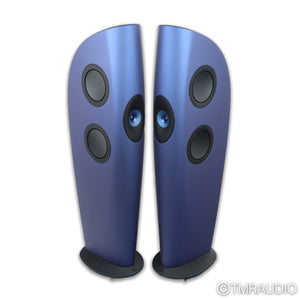 KEF Blade Floorstanding Speakers; Frosted Blue Pair