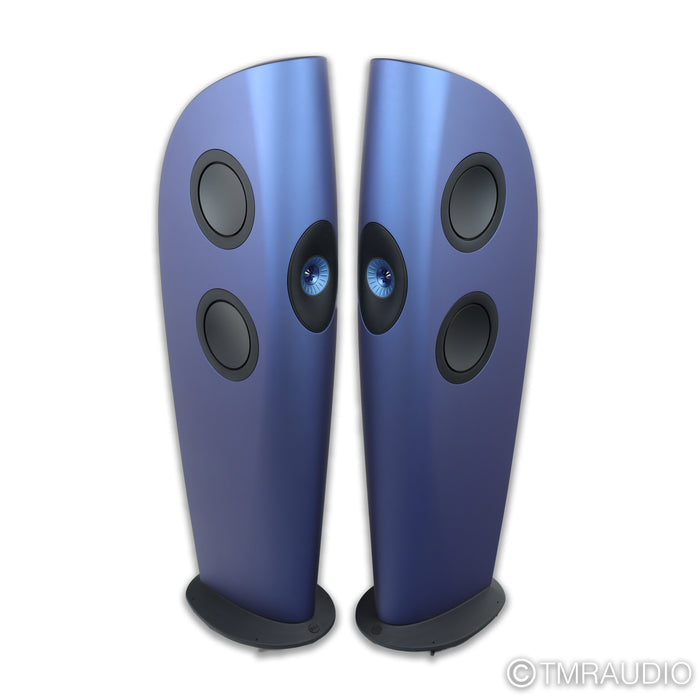 KEF Blade Floorstanding Speakers; Frosted Blue Pair