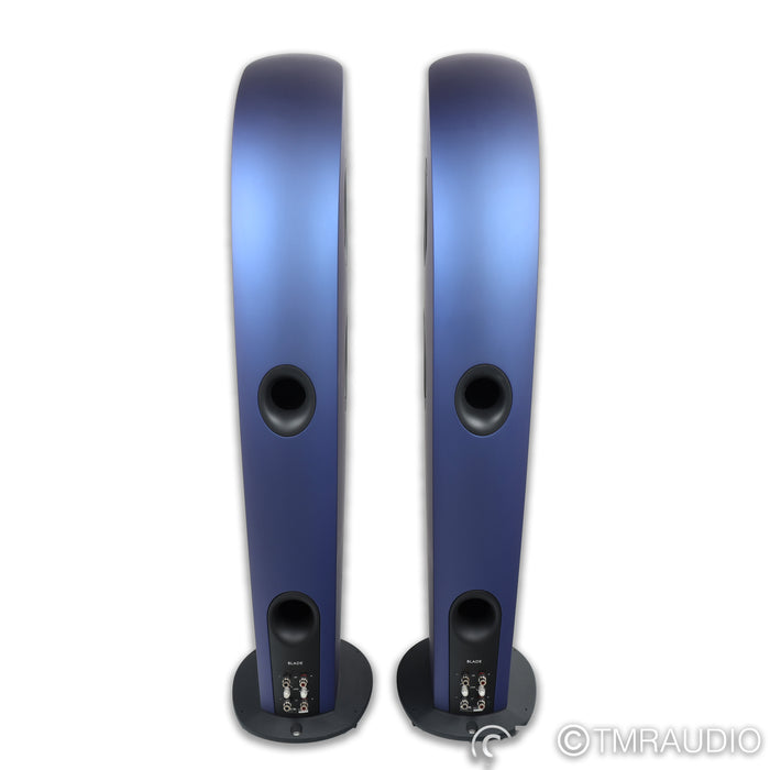 KEF Blade Floorstanding Speakers; Frosted Blue Pair