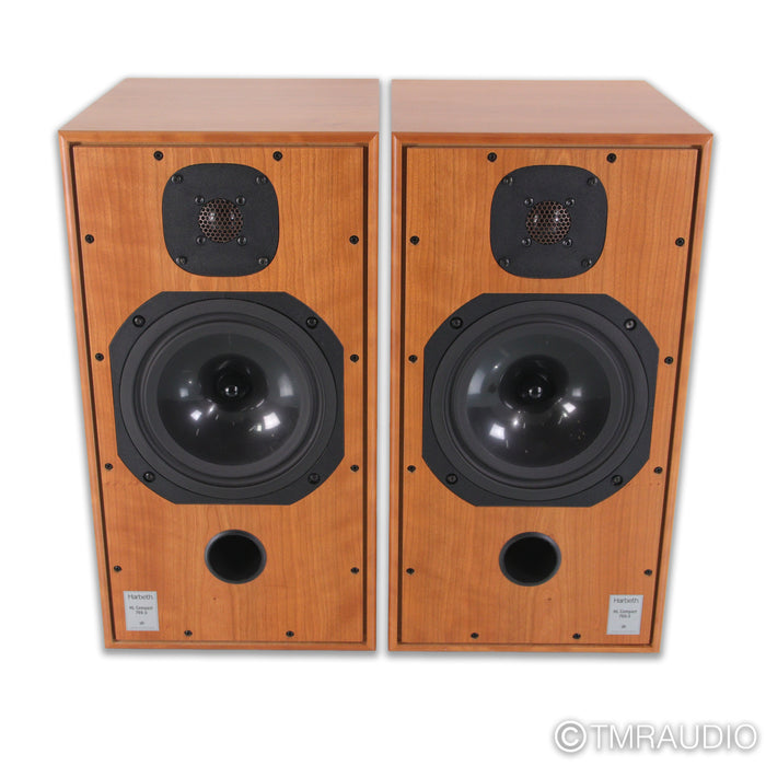 Harbeth Compact 7ES-3 30th Anniv. Bookshelf Speakers; Cherry Pair