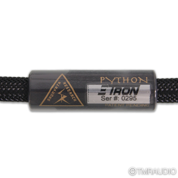 Shunyata Research Zitron Python RCA Cables; 1m Pair Interconnects
