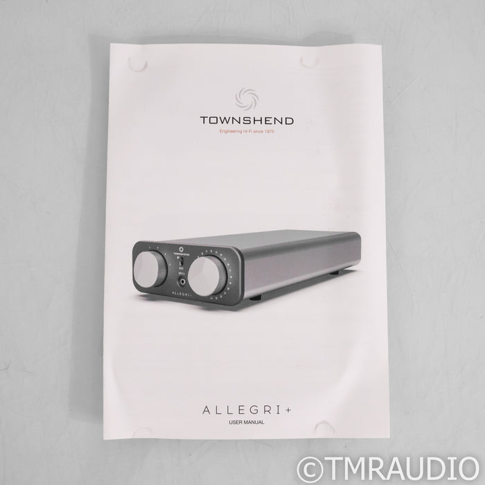 Townshend Allegri+ Passive Stereo Preamplifier