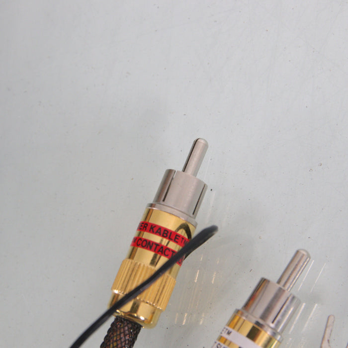 Kimber Kable TAK Cu RCA Phono Cable; 1.5m Tonearm Interconnect; DIN to RCA