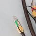 Kimber Kable TAK Cu RCA Phono Cable; 1.5m Tonearm Interconnect; DIN to RCA