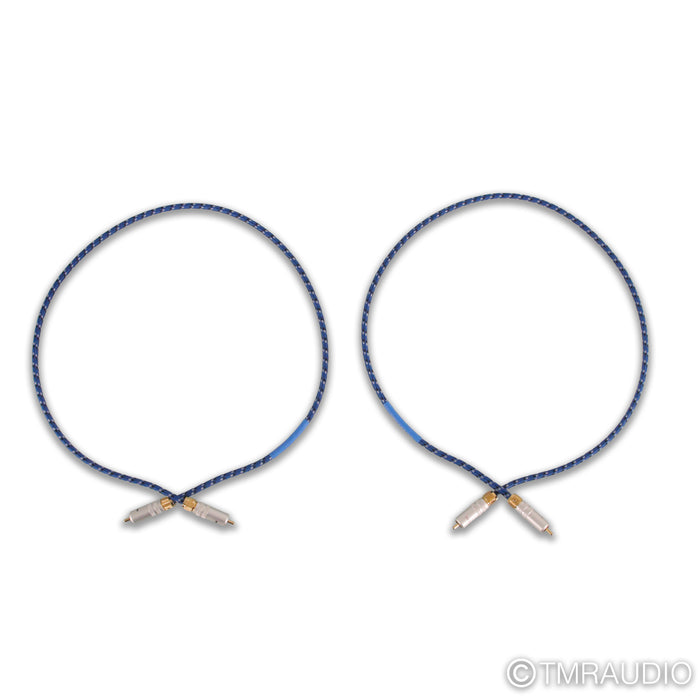 DH Labs Silver Sonic Revelation RCA Cables; 1m Pair Interconnects