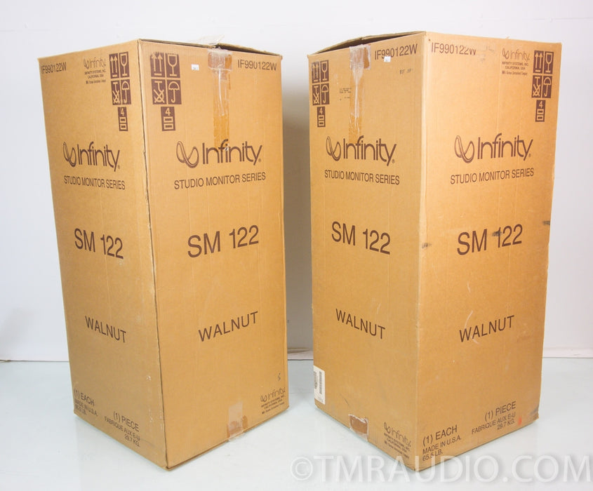 Infinity SM-122 Speakers in Factory Boxes