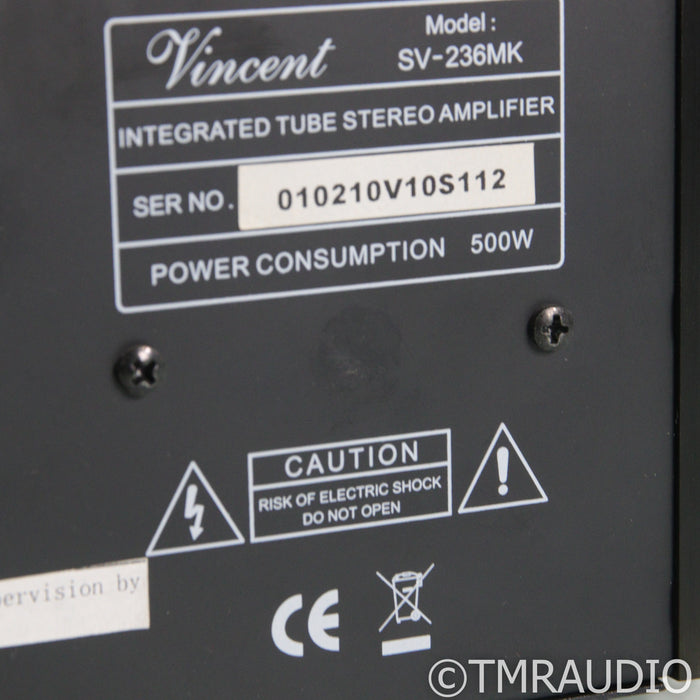 Vincent Audio SV-236MK Stereo Integrated Tube Amplifier