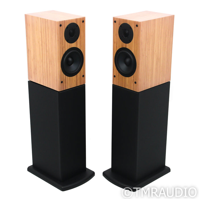 Ascend Acoustics Sierra LX Bookshelf Speakers; Natural Pair w/ Stands