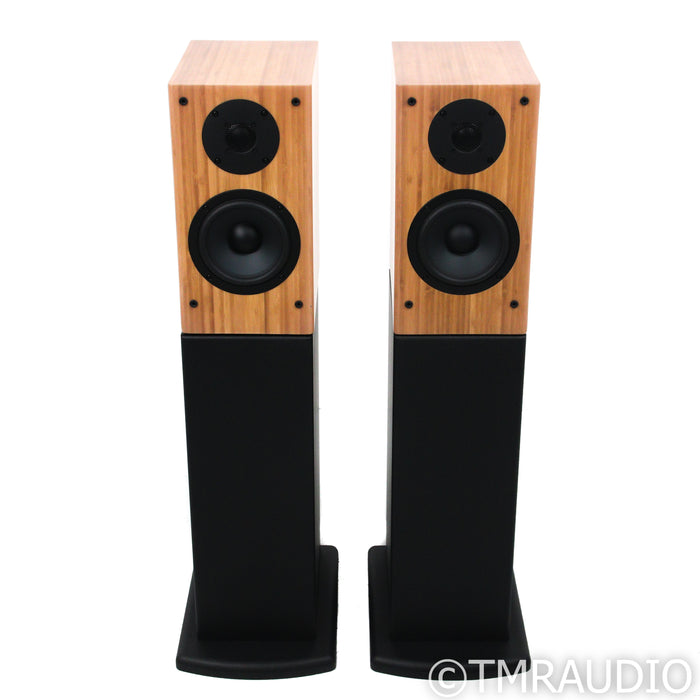 Ascend Acoustics Sierra LX Bookshelf Speakers; Natural Pair w/ Stands