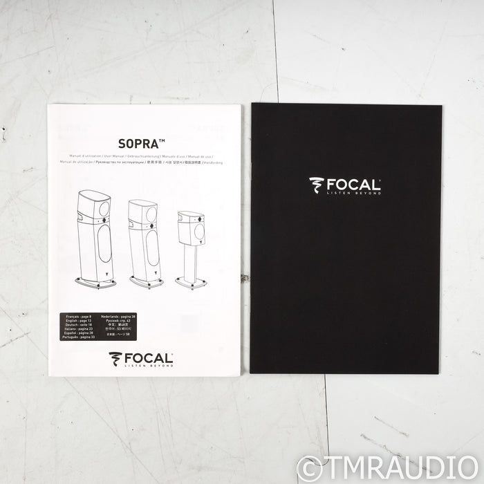Focal Sopra No. 3 Floorstanding Speakers; Ash Grey Pair