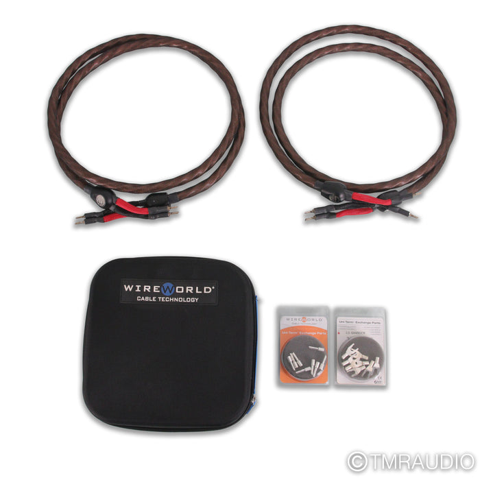 WireWorld Eclipse 7 Speaker Cables; 8ft Pair