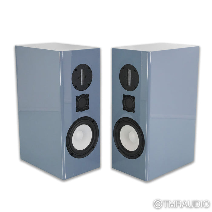 Philharmonic Audio BMR Monitor v2 Bookshelf Speakers; Square Cement Pair