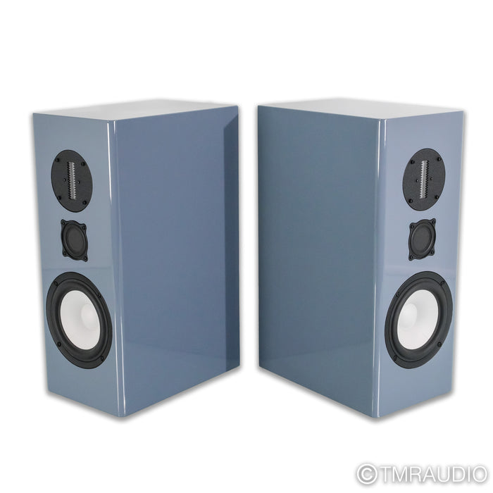 Philharmonic Audio BMR Monitor v2 Bookshelf Speakers; Square Cement Pair