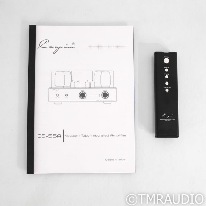 Cayin CS-55A Stereo Tube Integrated Amplifier; MM Phono