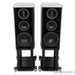Wharfedale Elysian 2 Bookshelf Speakers; Black Piano Pair with Stands