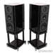 Wharfedale Elysian 2 Bookshelf Speakers; Black Piano Pair with Stands