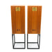 Graham Audio LS8/1 Derek Hughes SE Bookshelf Speakers with Stands; Teak Pair w/ Stands