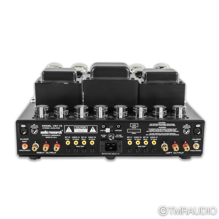 Audio Research VS115 Stereo Tube Power Amplifier (New Tubes)