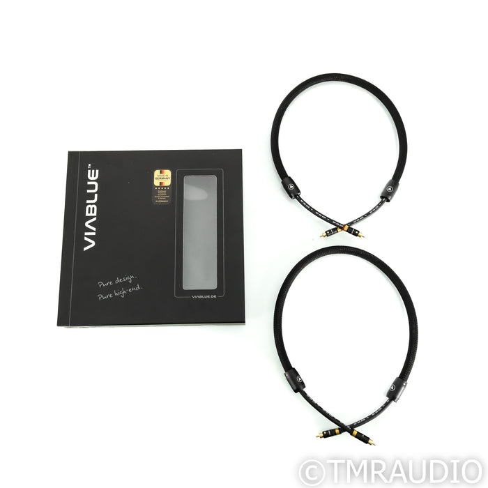 VIABLUE NF-S6 AIR RCA Cables, 1m Pair Interconnects (Open Box)